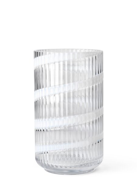 Lyngby Porcelæn - Lyngby Vase - Swirl White - 25 cm