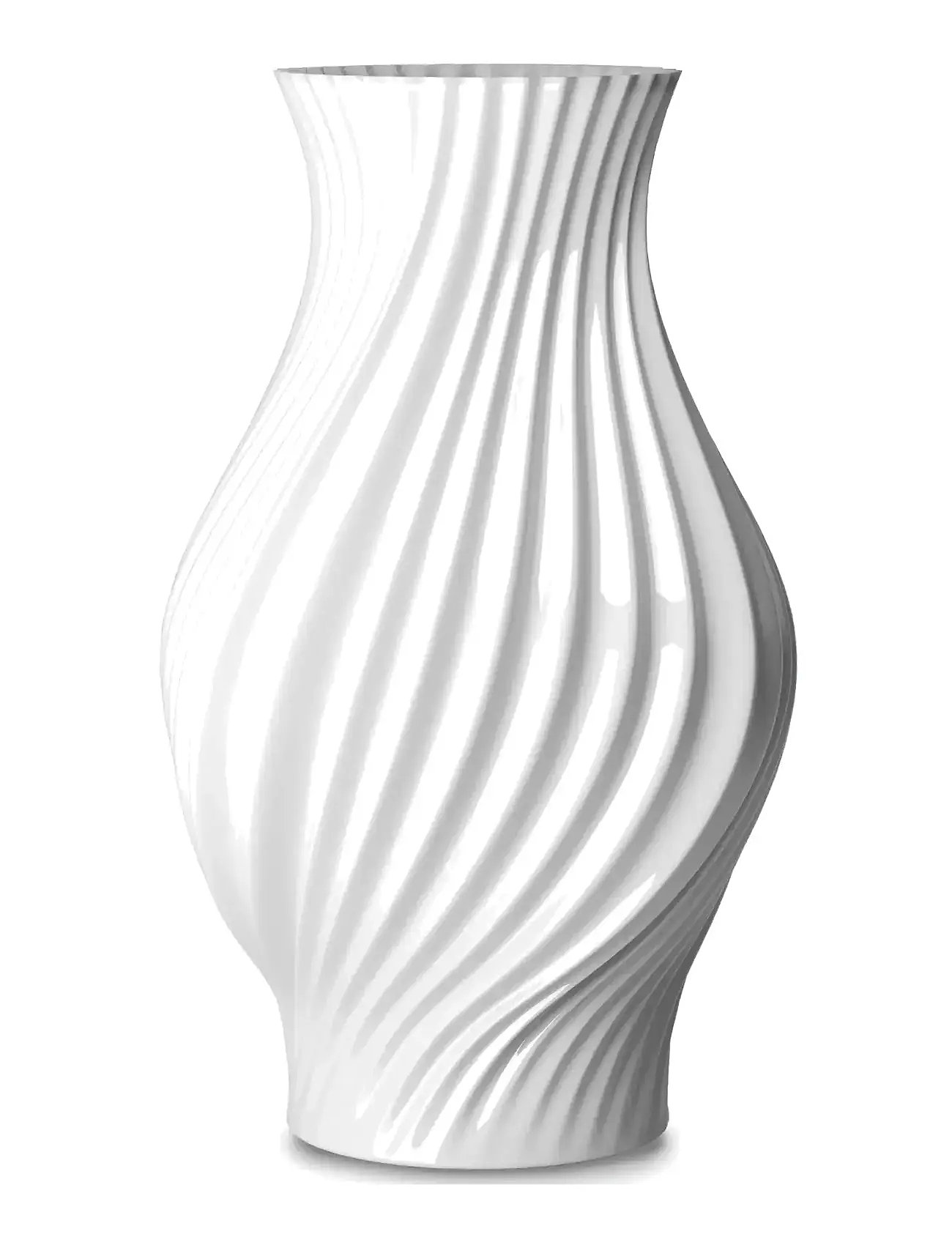 Lyngby Porcelæn | Twist Vase H25 Cm Hvid Porcelæn | 25 CM Lyngby Porcelæn | Twist Vase H25 Cm Hvid Porcelæn | 25 CM