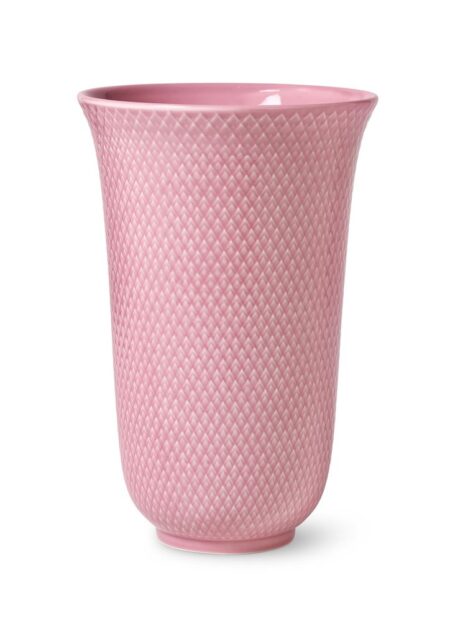 Lyngby Rhombe Color Vase H: 20 cm - Rosa OUTLET