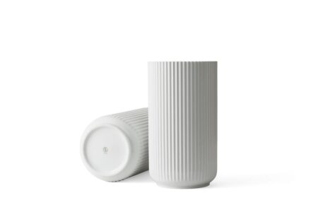Lyngby Vase H: 38 cm - Hvid