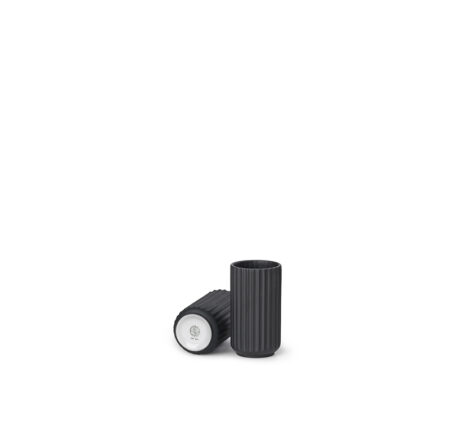 Lyngby vase - 12,5 cm - sort