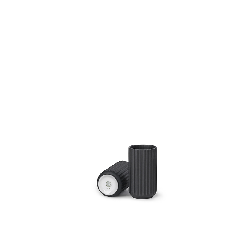 Lyngby vase - 12,5 cm - sort Lyngby vase - 12,5 cm - sort