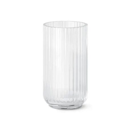Lyngby vase 20 cm klar glas