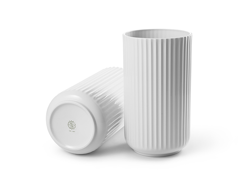 Lyngby vase - 25 cm - hvid Lyngby vase - 25 cm - hvid