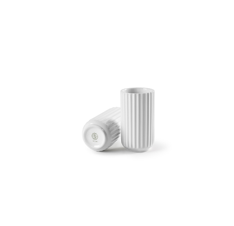 Lyngby vase - H 10,5 cm - Hvid Lyngby vase - H 10,5 cm - Hvid