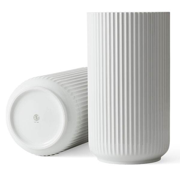 Lyngby vase h38 cm - Hvid Lyngby vase h38 cm - Hvid