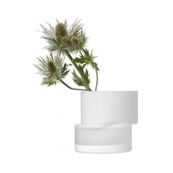 Lyseholder/vase Tier Kridhvid Lsa 13,5x14x14cm Lyseholder/vase Tier Kridhvid Lsa 13,5x14x14cm