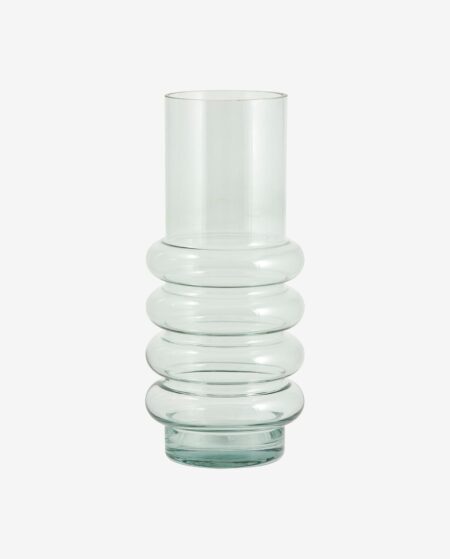 MAUI vase i glas - large - h36 cm - lys grøn