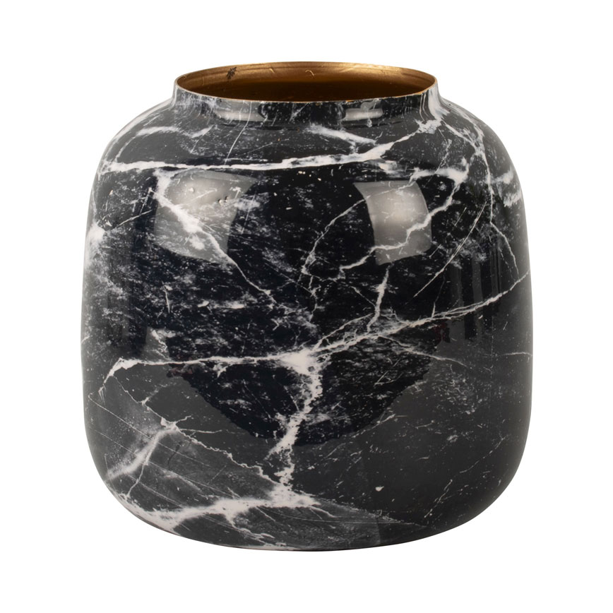 METAL VASE M/MARMOR LOOK METAL VASE M/MARMOR LOOK