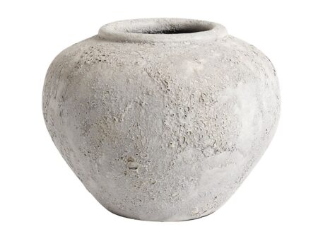 MUUBS - Krukke Luna - Krukke - Grå 26 - H: 26 x Ø: 34 cm