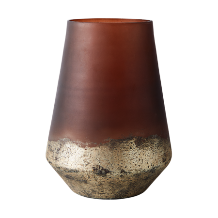 MUUBS Lana vase Ø18x26 cm Brown-gold