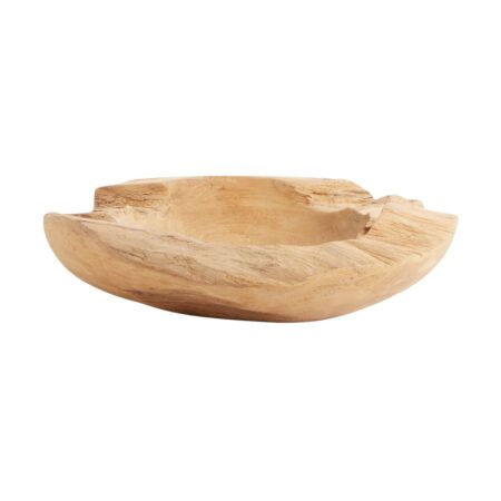 MUUBS Skål Rustic Teakrod Ø30 cm Natur
