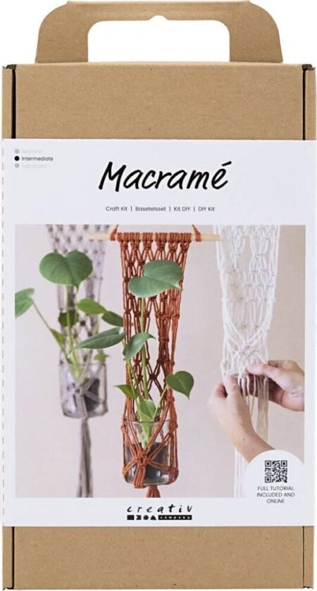 Macramé Planteophæng Diy Kit Til øvede