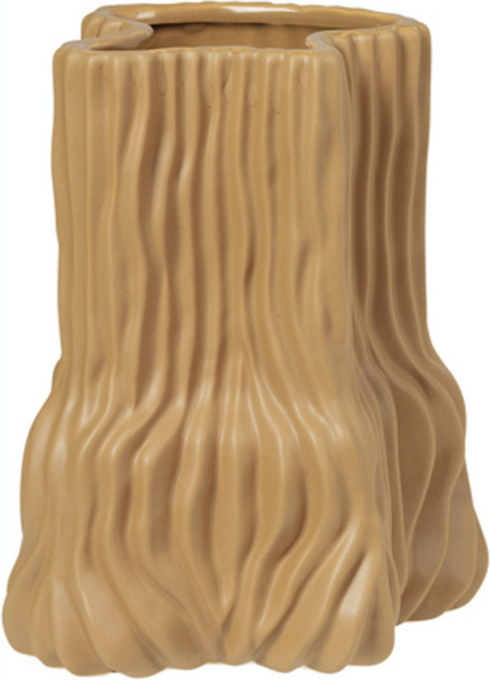 Magny, Vase, beige, H23,5x19x18,5 cm, stentøj