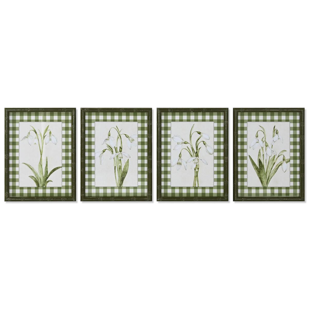 Maleri Home ESPRIT Grøn Beige Shabby Chic Botaniske planter 30 x 2,5 x 40 cm (4 enheder) Maleri Home ESPRIT Grøn Beige Shabby Chic Botaniske planter 30 x 2,5 x 40 cm (4 enheder)