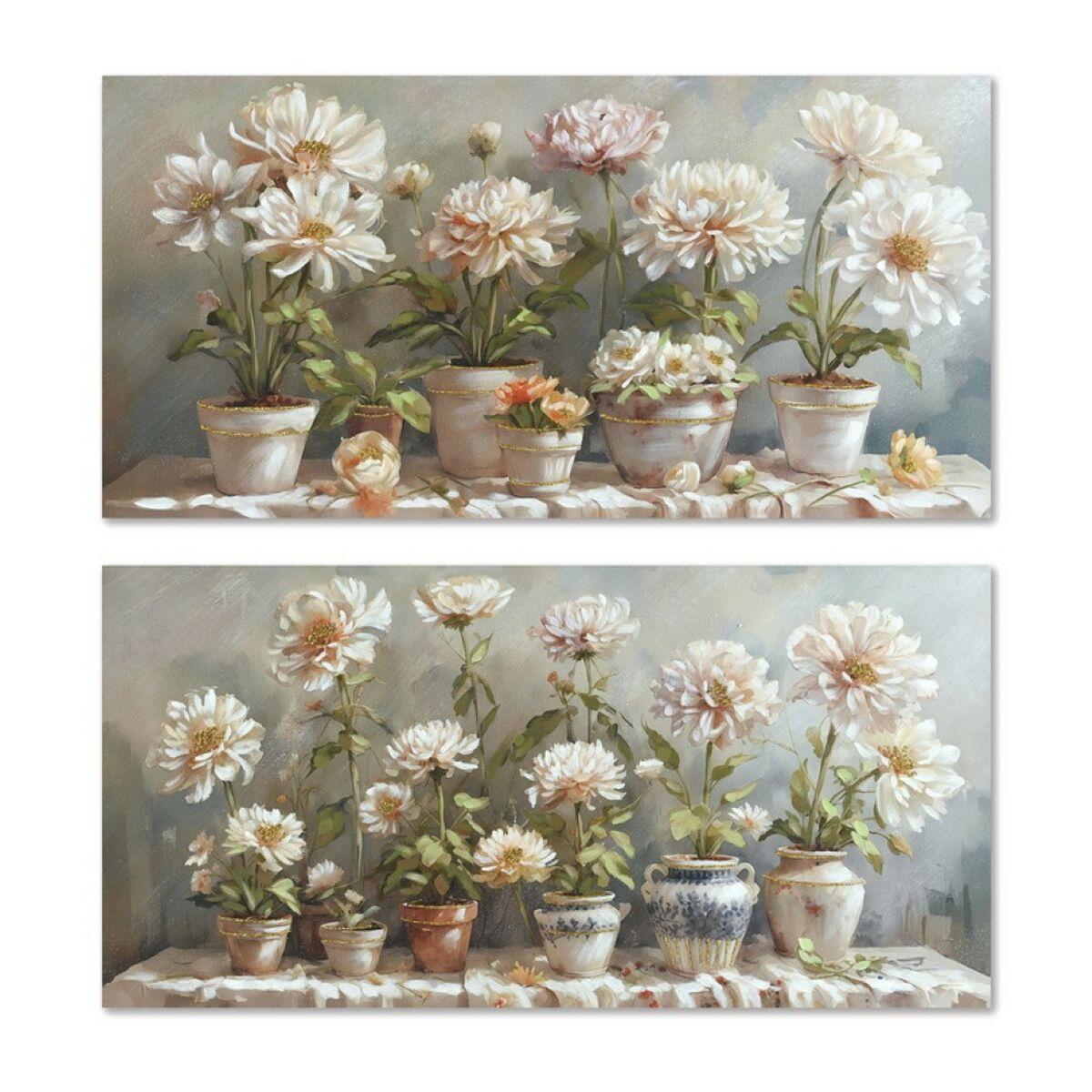 Maleri Home ESPRIT Urtepotte Traditionel 120 x 3 x 60 cm (2 enheder) Maleri Home ESPRIT Urtepotte Traditionel 120 x 3 x 60 cm (2 enheder)