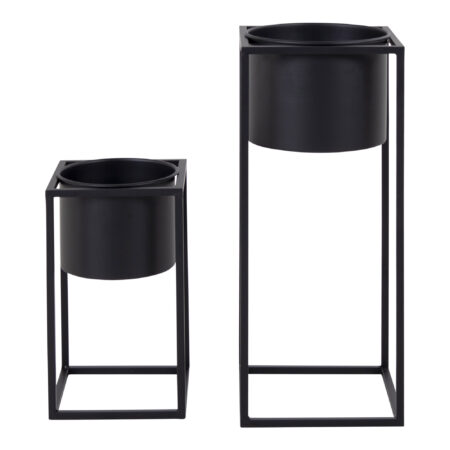 Marimba 2 blomsterstandere sort