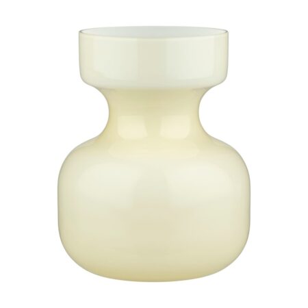 Marimekko Säkki vase 16,5 cm Opaque white asparges