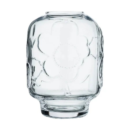Marimekko Unikko glasvase Clear, 18 cm