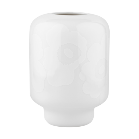 Marimekko Unikko vase keramik 18 cm White