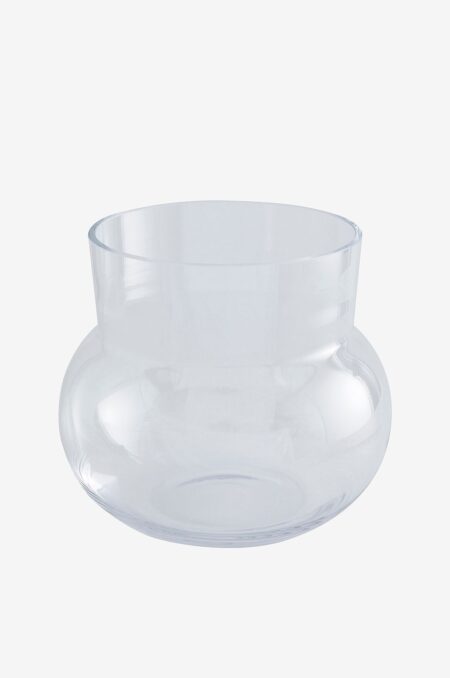 Markslöjd - Dr⌀mme vase 19 cm - Transparent - Urtepotteskjulere & vaser - - Homeroom