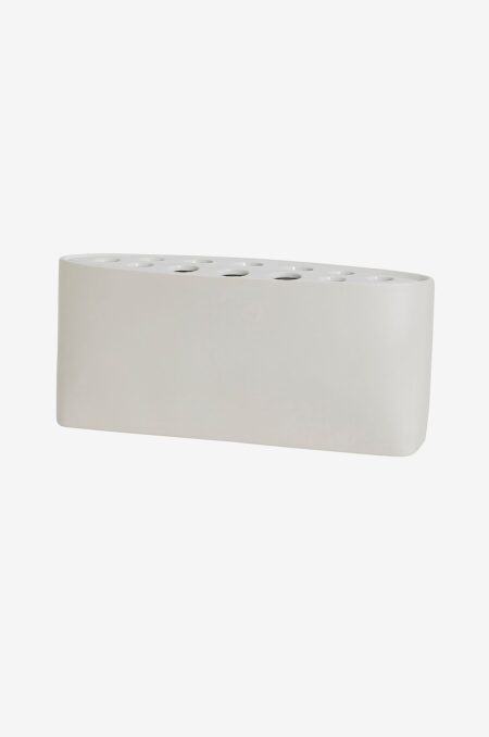 Markslöjd - Eia oval krukke - Hvid - Urtepotteskjulere & vaser - - Homeroom