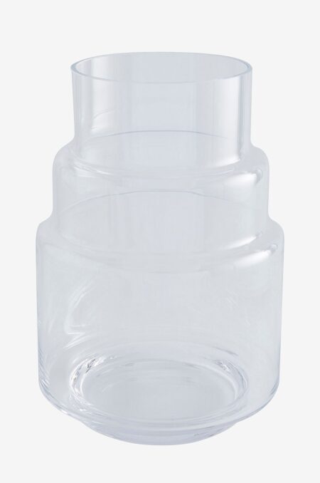 Markslöjd - Glimmer glasvase 23 cm - Transparent - Urtepotteskjulere & vaser - - Homeroom