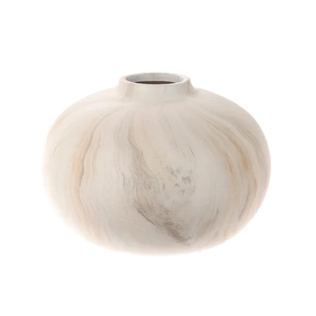 Marmor vase Ø20xH15 cm beige