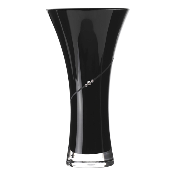 Matrivo Sort vase med Swarovski krystaller - Black New Pen i gaveæske. Matrivo Sort vase med Swarovski krystaller - Black New Pen i gaveæske.