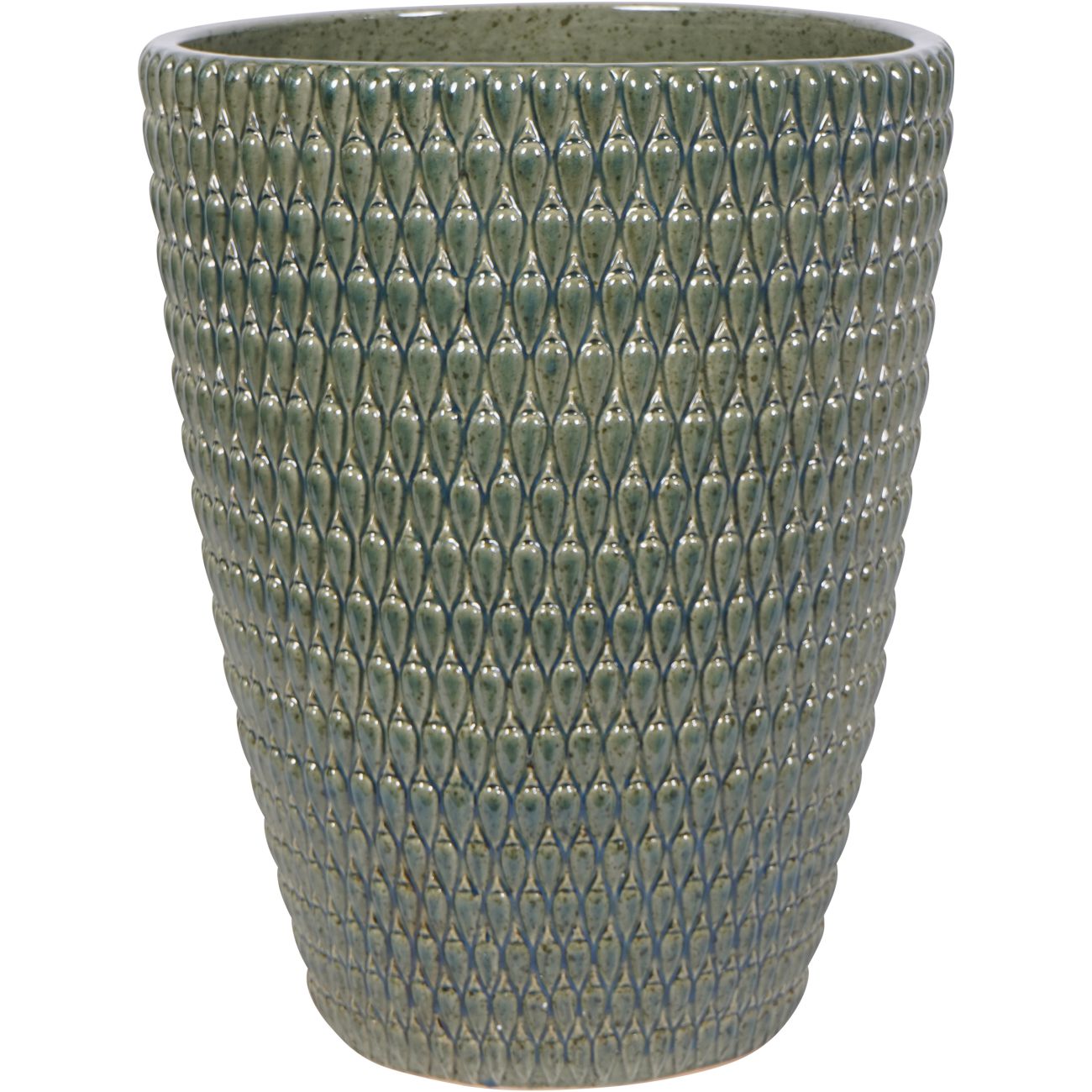 Mediterranean XL Ceramic Planter - Green Mediterranean XL Ceramic Planter - Green