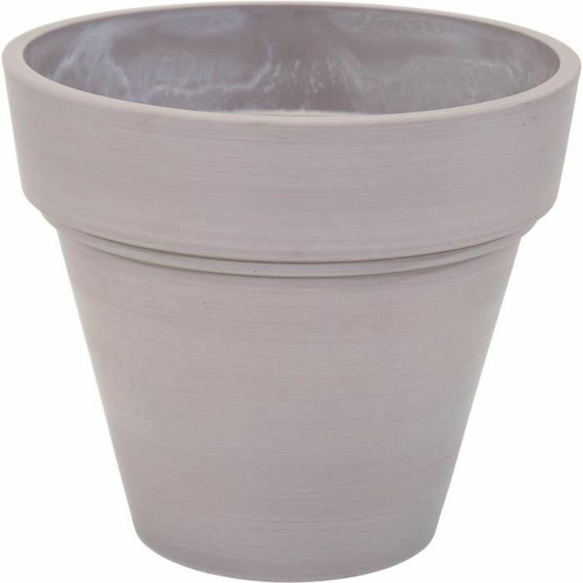 Mega Collections Ecostone urtepotte - brun taupe Ø35 cm (35 x 30 cm) Mega Collections Ecostone urtepotte - brun taupe Ø35 cm (35 x 30 cm)