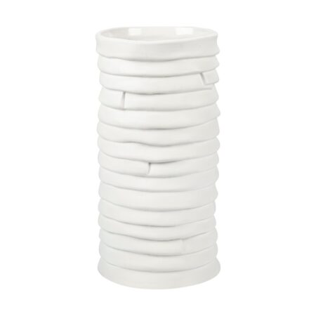 Mette Ditmer Ribbon vase large 20 cm Offwhite