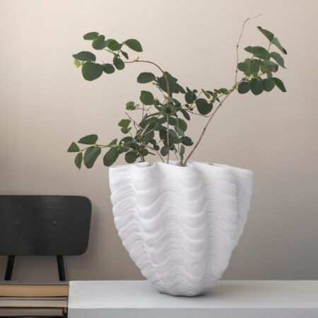 Mette Ditmer Shell Vase Off-White Large