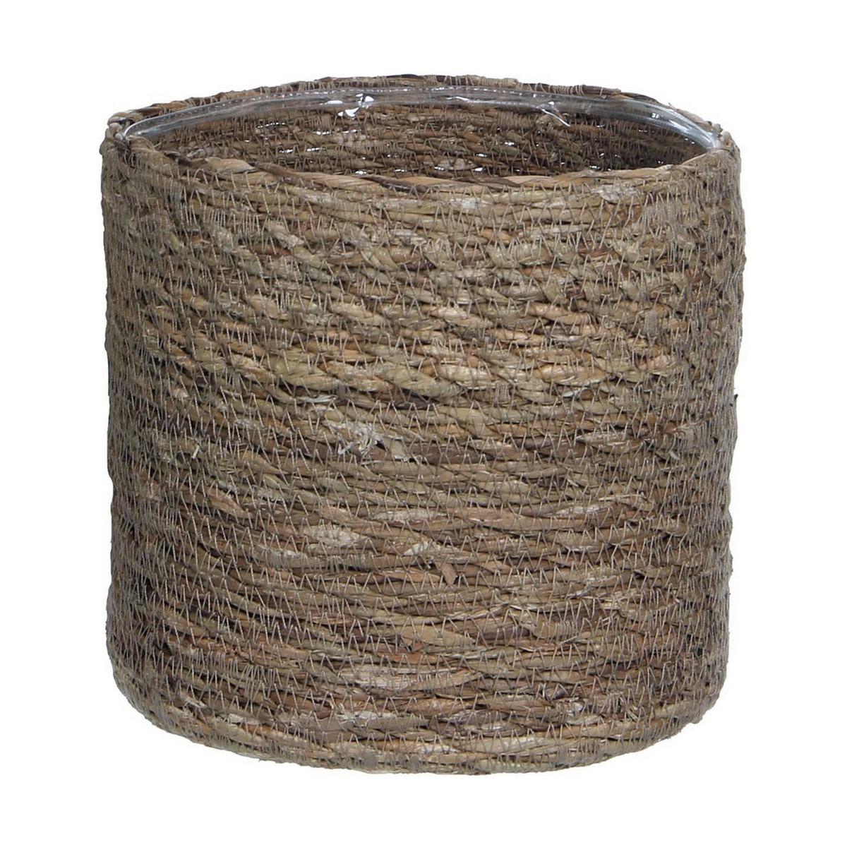 Mica Decorations Atlantic kurv - brun flet 16 × 16 cm Mica Decorations Atlantic kurv - brun flet 16 × 16 cm