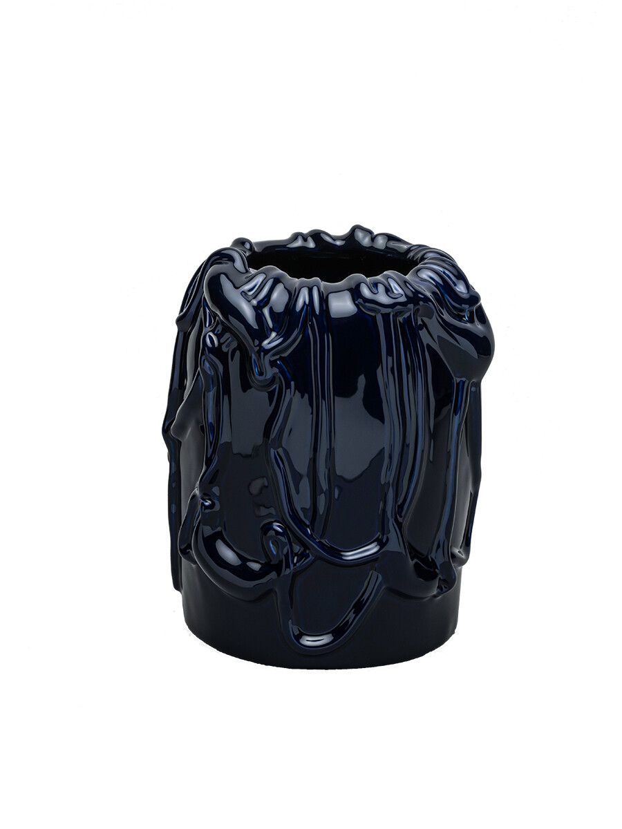 Michael Kvium Jam Vase, deep cobalt fra raawii Michael Kvium Jam Vase, deep cobalt fra raawii
