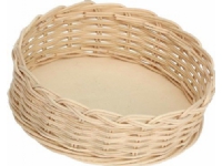Midollino Wicker Vase Basket - Brown, 23 cm
