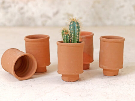 Mini Cylinder Plant Pot - Set of 10