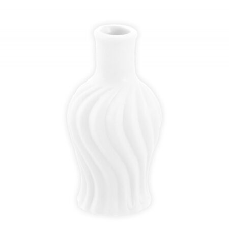 Mini Torsade Vase Hvid