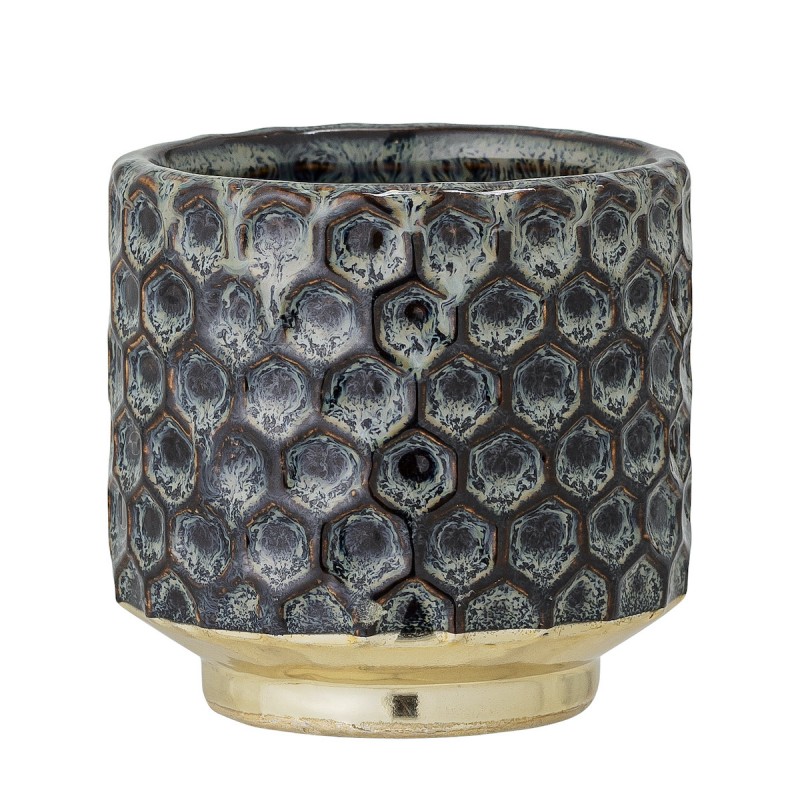 Mini skjuler / vase "Gili" blå & brun - Bloomingville H: 7,5 cm Mini skjuler / vase "Gili" blå & brun - Bloomingville H: 7,5 cm