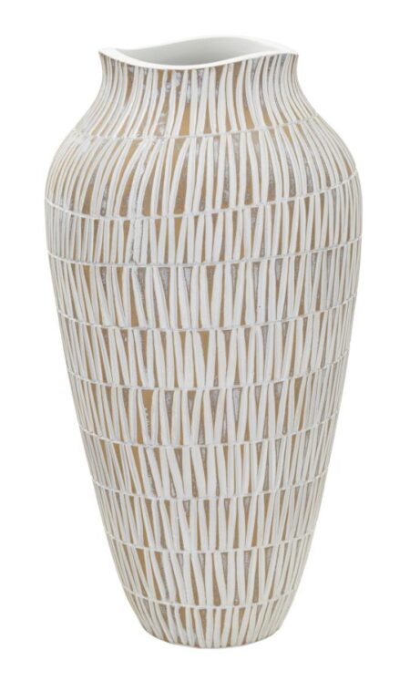 Moderne vase i polyresin - 22x44 cm