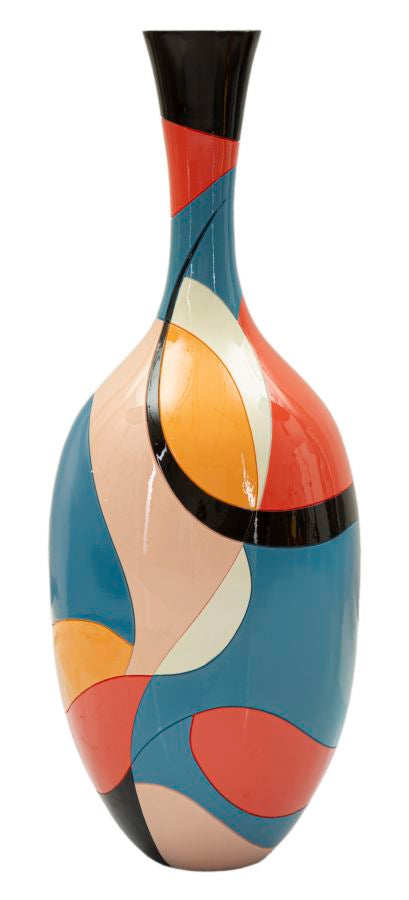 Moderne vase i polyresin - 25x66 cm