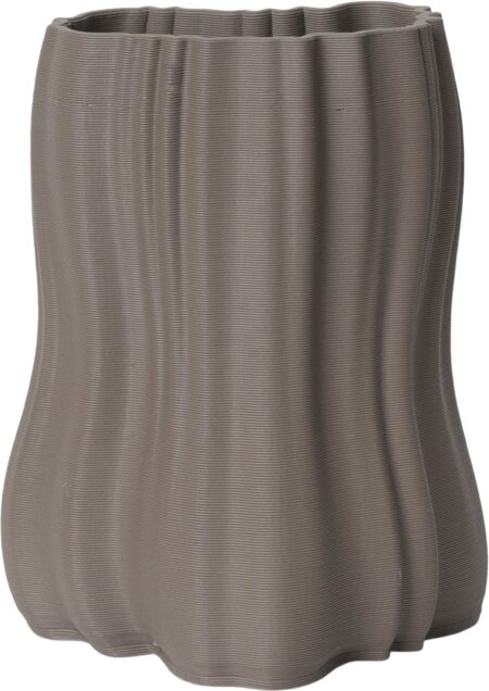 Moire Vase H20 - Anthracite
