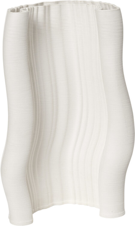 Moire Vase Off-white