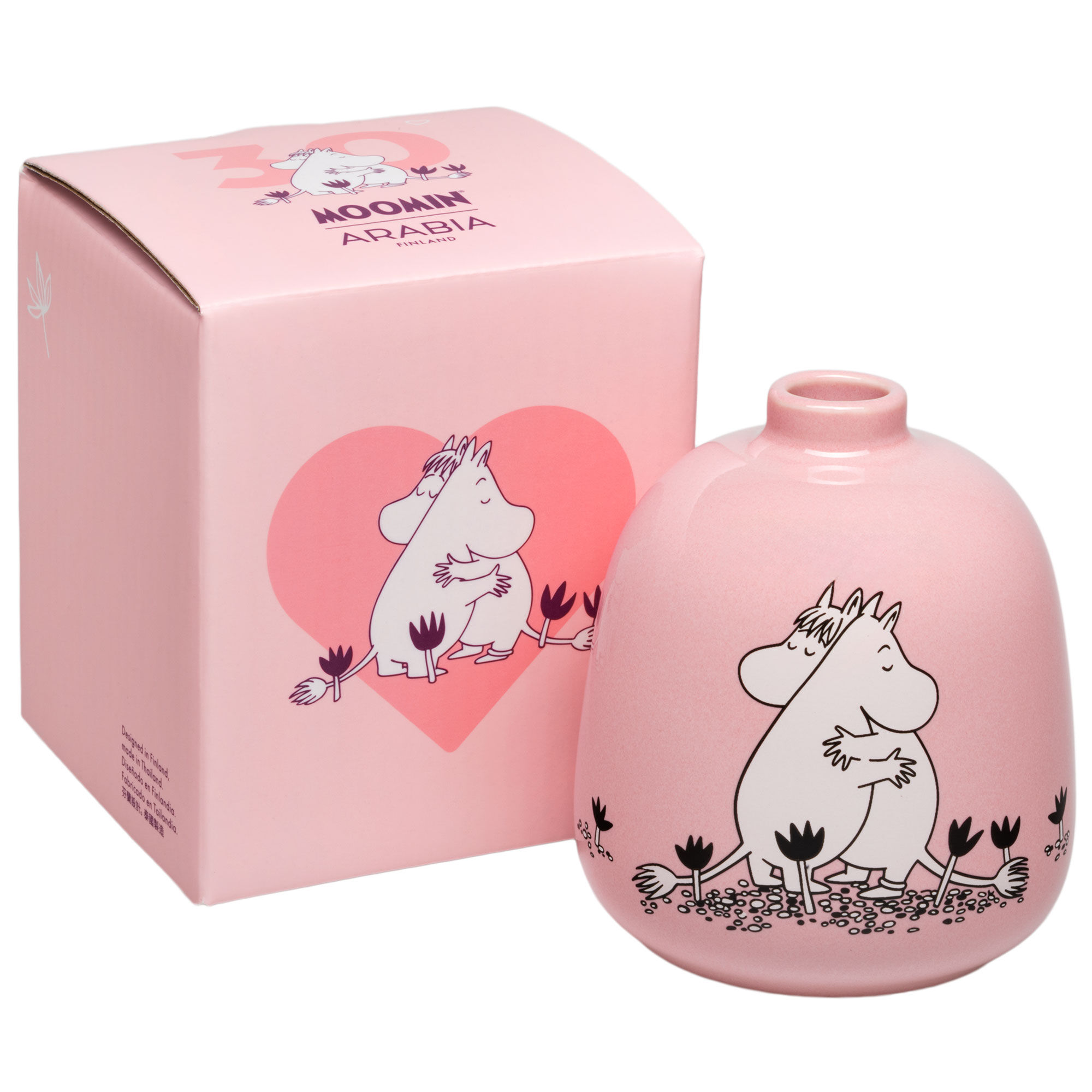 Moomin arabia Kærlighed vase 83 mm Moomin arabia Kærlighed vase 83 mm