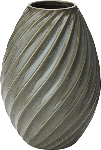 Morsø River Vase 16 cm Gråblå