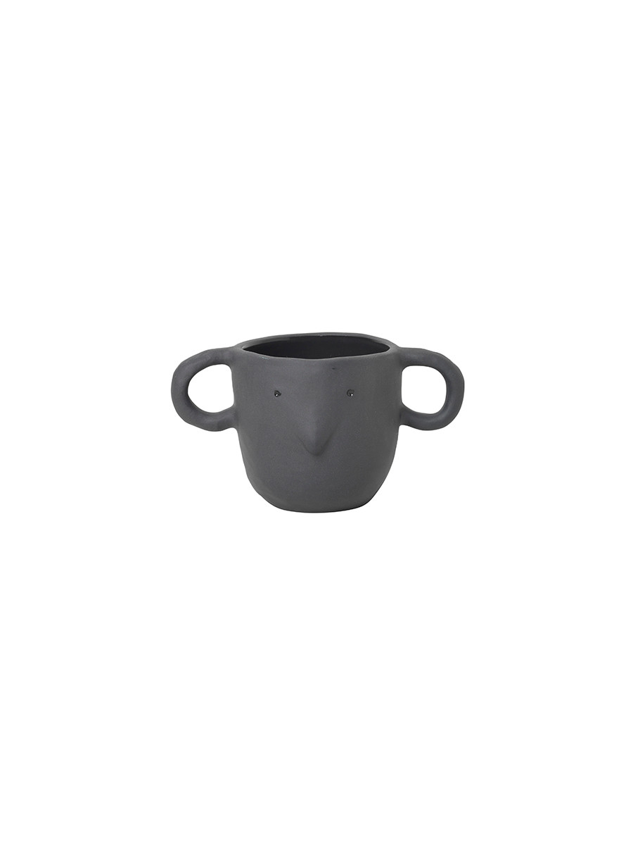 Mus Plant Pot, small fra Ferm Living (Dark Grey) Mus Plant Pot, small fra Ferm Living (Dark Grey)