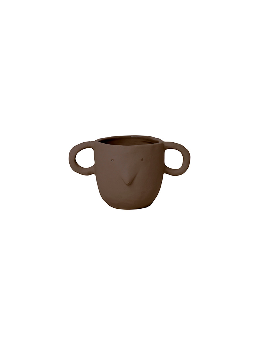 Mus Plant Pot, small fra Ferm Living (Red brown) Mus Plant Pot, small fra Ferm Living (Red brown)