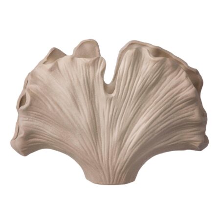 Musling vase, beige - H22,5 cm