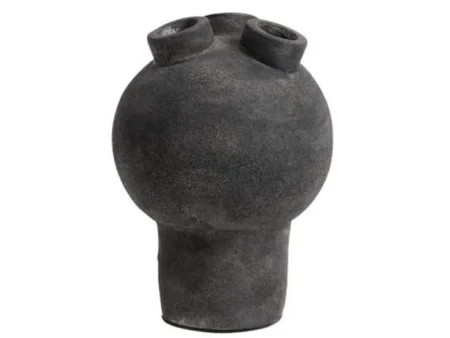 Muubs, Crop vase, mørkegrå, H22 x Ø15 cm