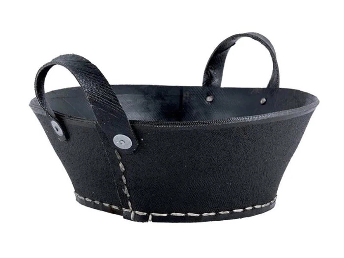 Muubs, Dacarr kurv, Recycled bildæk, sort, Ø38xH18 cm Muubs, Dacarr kurv, Recycled bildæk, sort, Ø38xH18 cm